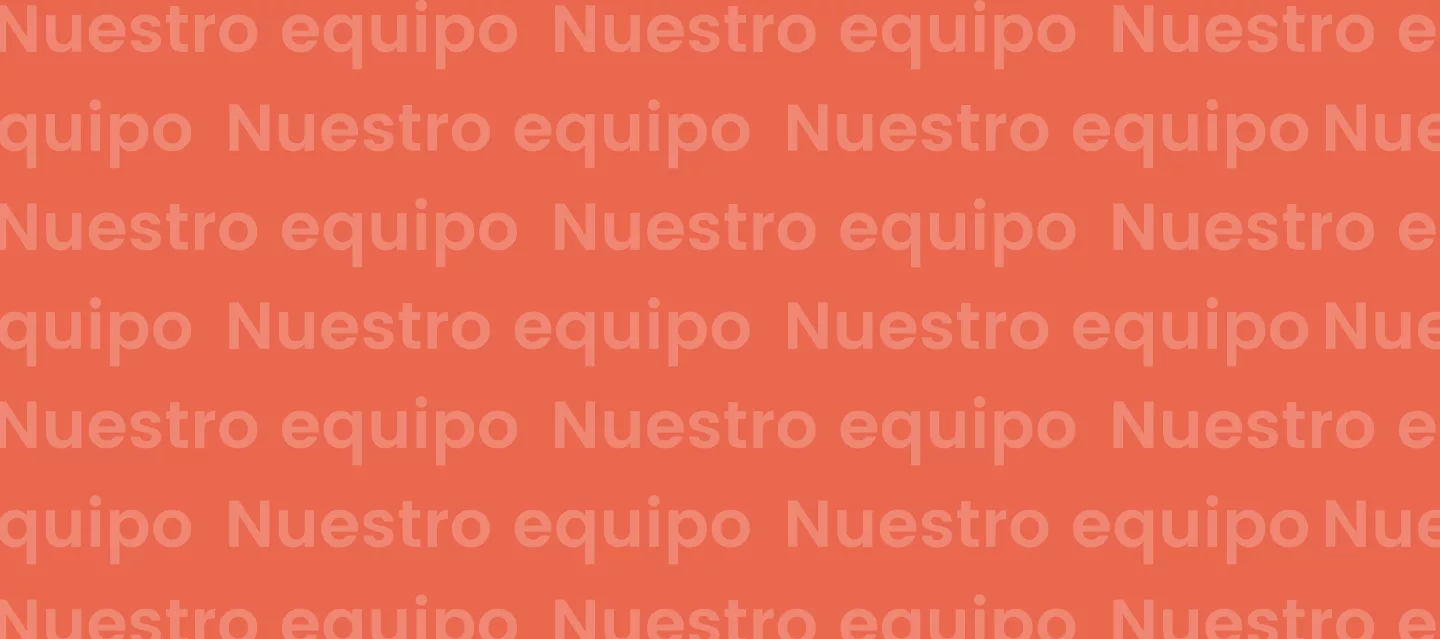 Imagen de fondo naranja con textos blancos
